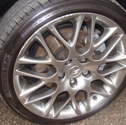 Before - Lexus Alloy Wheel Repairs by Total Car Cosmetics