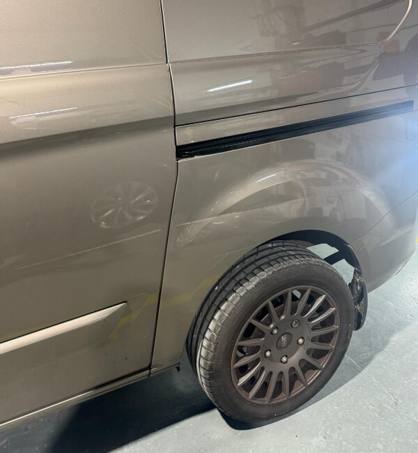 Ford Transit accident body work repairs - Total Car Cosmetics